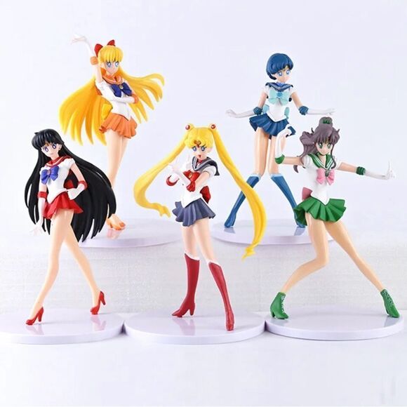 Sailor Moon Guardian Team 5 Piece Set - Picture 1 of 6